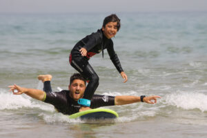 Clases de surf para niños